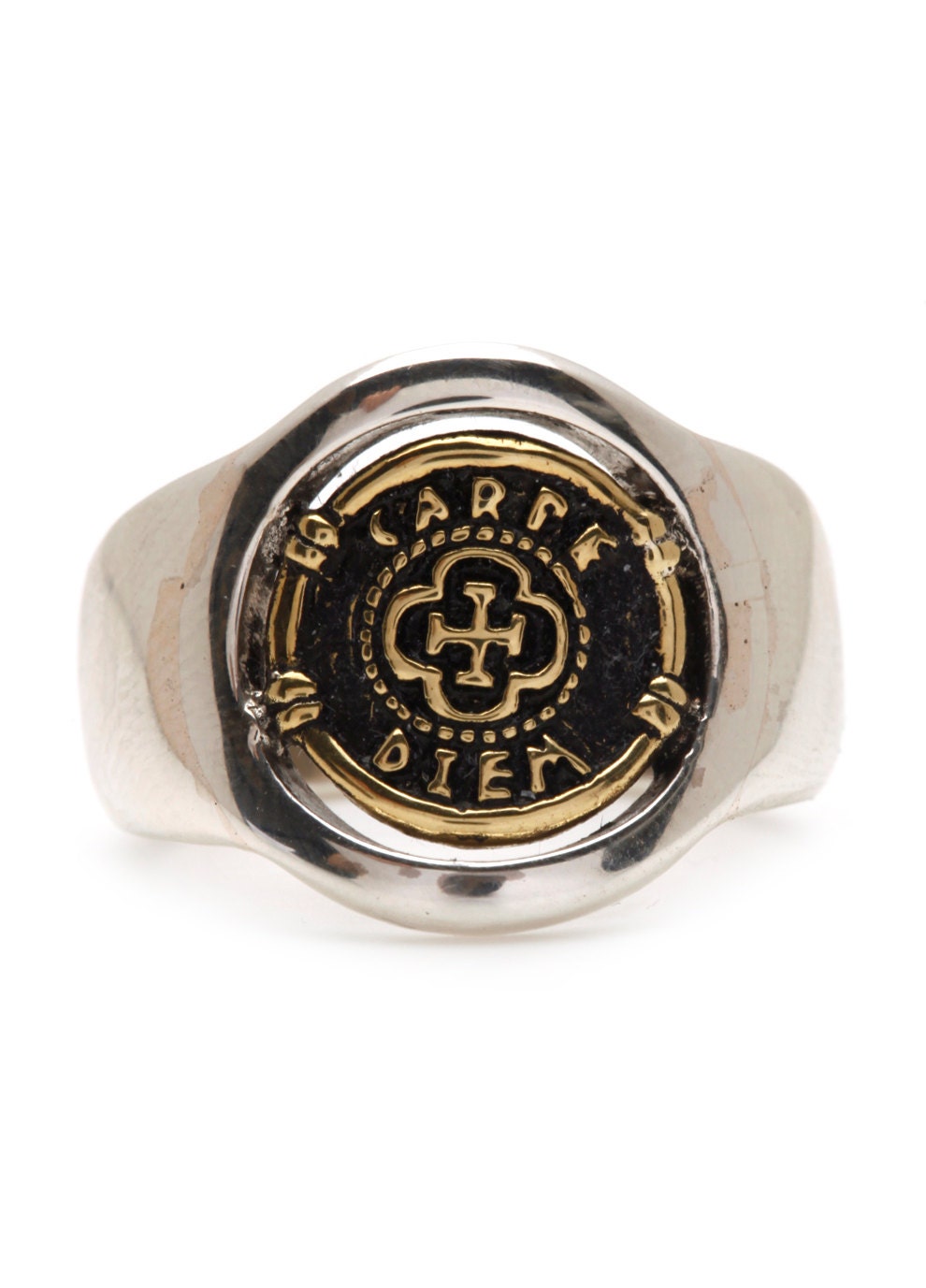 Carpe Diem 925 Sterling Silver Brass Rings Ring Band Wedding Engagement Jewelry Jewellery CDR-001