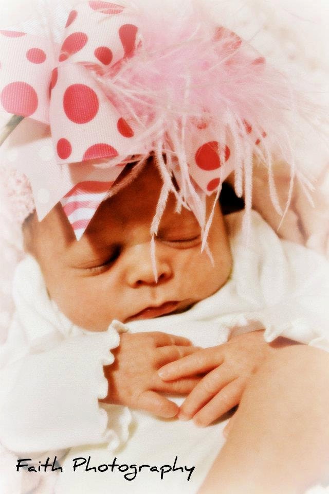 Over The Top Boutique Hairbow..Pretty In Pinks Spikey Layered Boutique Bow and Headband..Great for Newborn Toddler big Girl