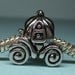 Silver Cinderella Carriage Charm fits European Bracelets - Item C43