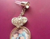Personalized Dust Plug Charm for Cell Phone