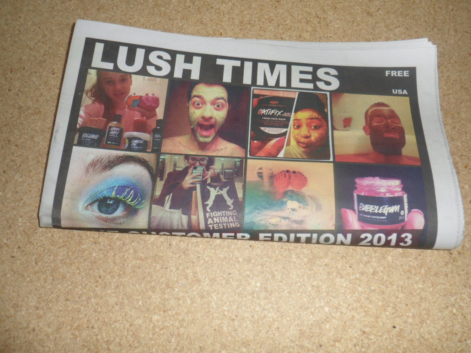 Lush Times 2013 Cover make-up bag