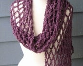 CROCHET PATTERN / DIY Project - Mesh Summer Scarf (Not the actual scarf)