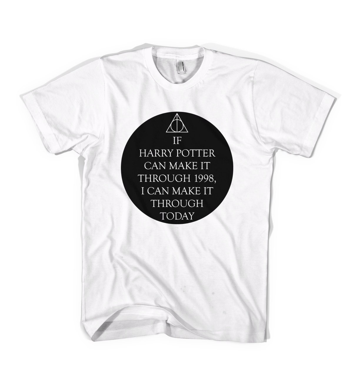 Boy Who Lived T-Shirt Harry Potter - American Apparel Unisex Sizes S, M, L, XL - Custom Color