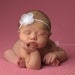 baby headband, newborn headbands, white flower headband, black flower headband