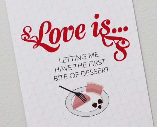 Love is dessert
