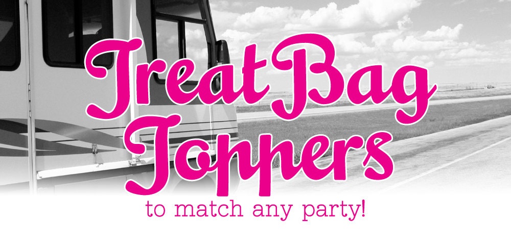 Matching Treat Bag Topper -- in any design in shop Il_170x135
