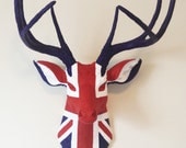 UNION JACK Deer Head Wall Mount