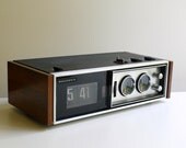 Vintage Panasonic Clock Radio with Alarm - Wood Side Panels