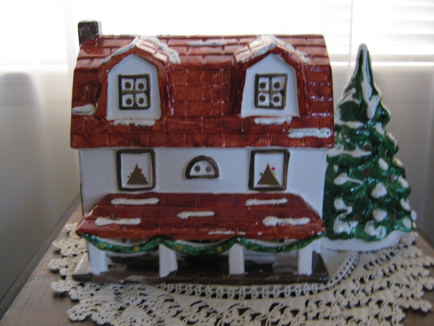 Vintage Department 56 Retired Snow Village Colonial Farm House