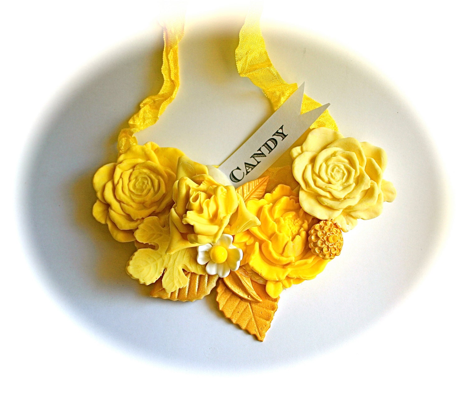 Candy Necklace, Vintage Inspired, CUSTOM color and flavor / as seen on brides.prestonbailey.com