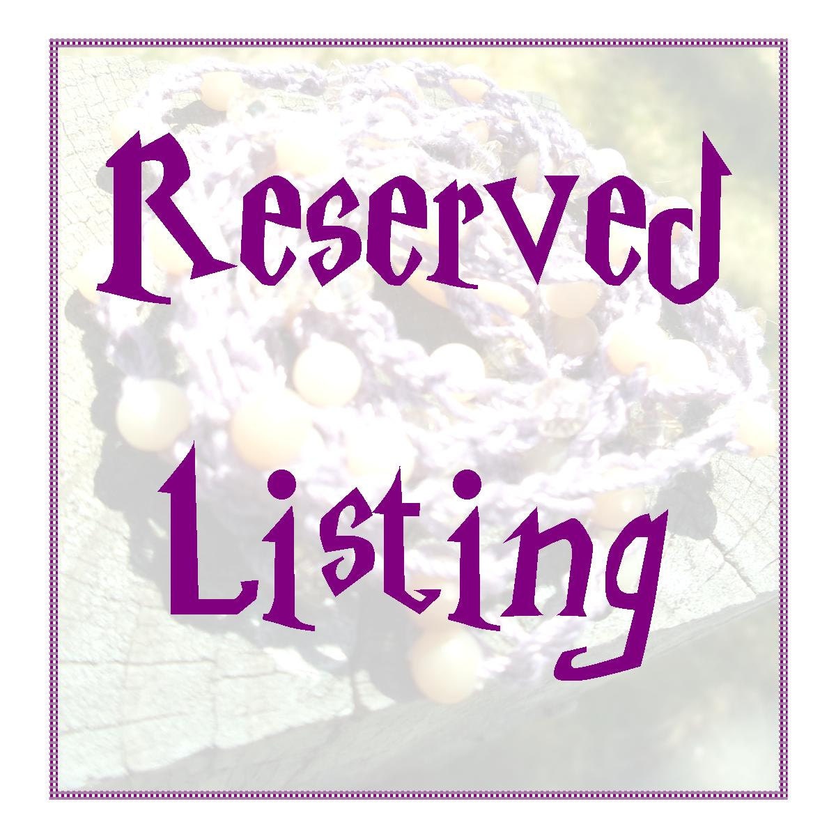 Reserved Listing for Jared Lynch