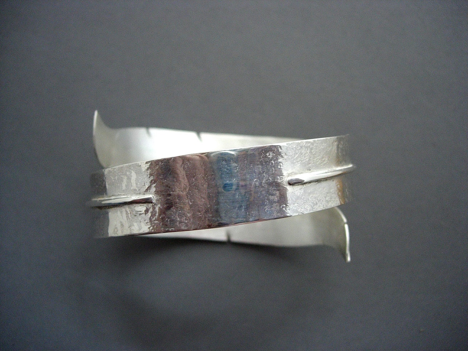 Silver Feather bangle