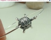 On Sale 10 % off Cute Turtle Bracelet, Turtle Bangle Bracelet, Turtle Jewelry,Animal Jewelry, Sea Themed Jewelry, Sea Life Jewelry,Sea Brac