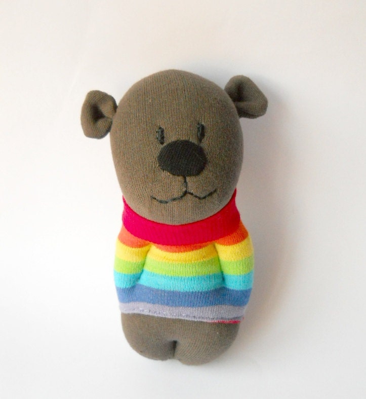 plush teddy bear sock animal stuffed animal plush toy