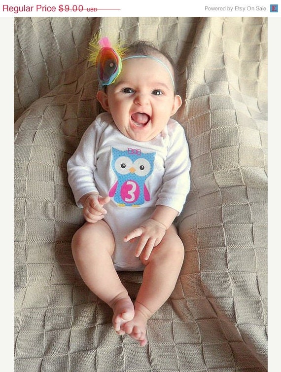 SALE Monthly Onesie Stickers.... Girly Owls.... Waterproof....Original Seller....UNCUT STICKERS...Read  please