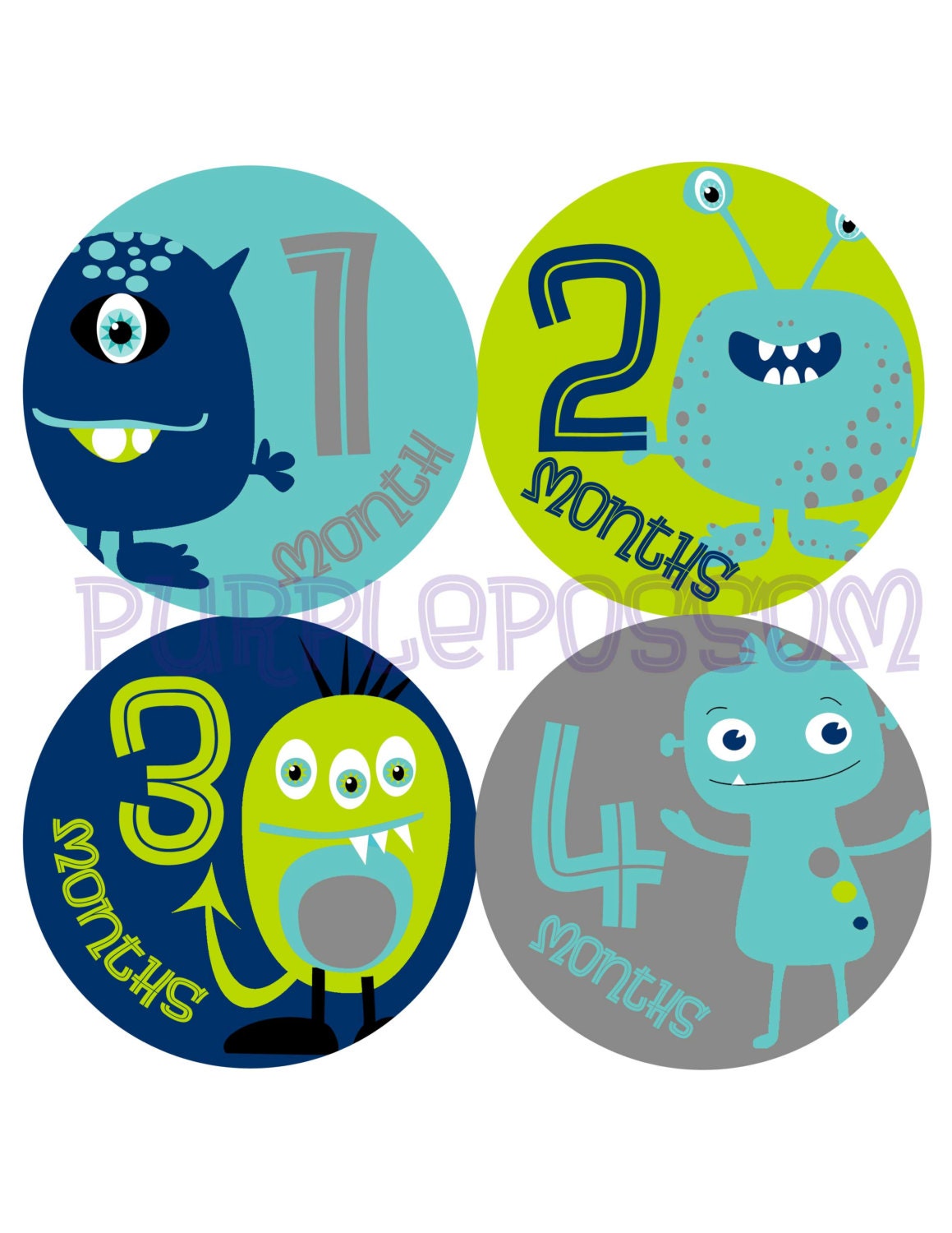 Baby Month Stickers Baby Boy Monthly Onesie Stickers Monthly Baby Sticker Boy Baby Shower Gift Photo Prop Baby Milestone Sticker
