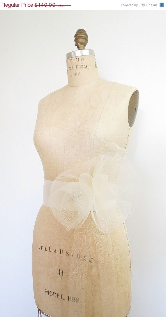 20% OFF Horsehair Bridal Sash Made of Horsehair CUSTOM MADE to Order