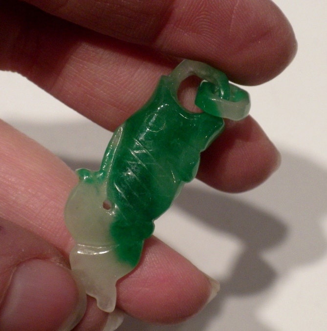 Jade carved Carp