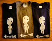 Princess Mononoke Inspired Screenprinted T-Shirt