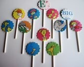 The ABC Book - DR. SEUSS - Cupcake Toppers - Set of 12