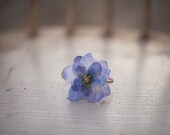 Violet flower headband