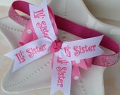 Little Sister Headband- Pink and Sparkly