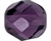 Destash: 8MM Purple Tanzanite Swarovski Crystal Glass Beads (25)