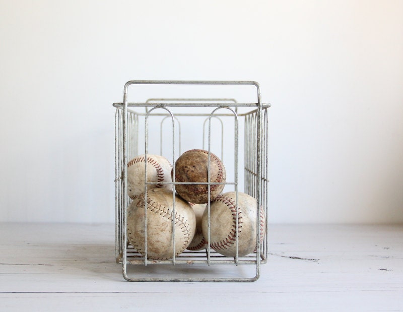 vintage industrial basket