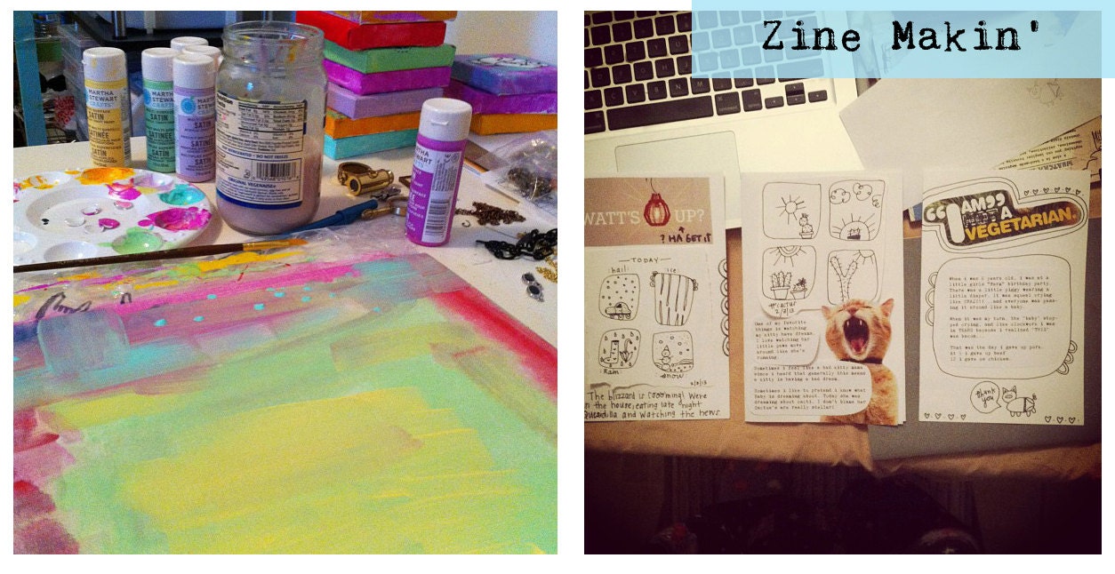 ZINE, traveling, food, positive handmade magazine, "From Oranges to the BIG Apple"