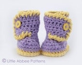 Download Now - CROCHET PATTERN Baby Boots Sizes newborn, 0-3 months, 3-6 months, 6-9 months, 9-12 months, and 12-24 months included PDF 82