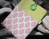 Green & Pink Ikat - E-reader Case