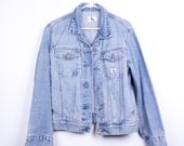 90s Oversized Calvin Klein Denim Jacket
