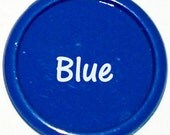 Plastic Alta Caps - the alternative to bottle caps - 25 Blue