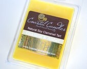 Oakmoss and Amber Scented Soy Clamshell Tart