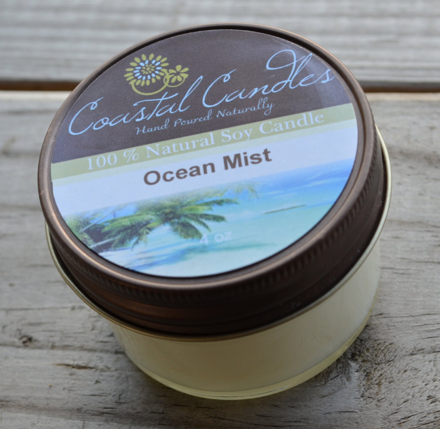 Ocean Mist Soy Jar Candle Phthalate Free