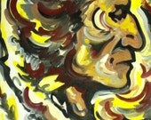 Washington Redskins Painting by Justin Patten Sports Art Football
