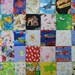 35 Assorted 3-1/2 Inch Squares of Juvenile/Novelty Cotton Fabric Squares-3-1/2 Inch I Spy Squares..Destash-Set 1