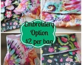 Embroidery Upcharge - READ LISTING - 2 DOLLARS per bag