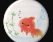Little Goldfish 1.25 Inch Button