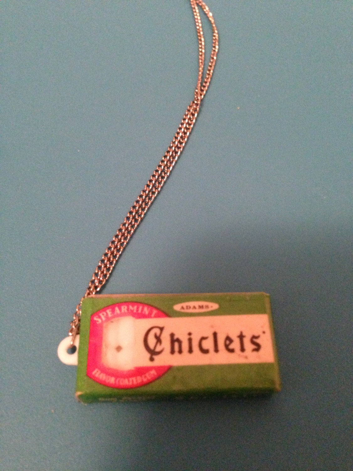 Vintage novelty toy Chiclet necklace 
