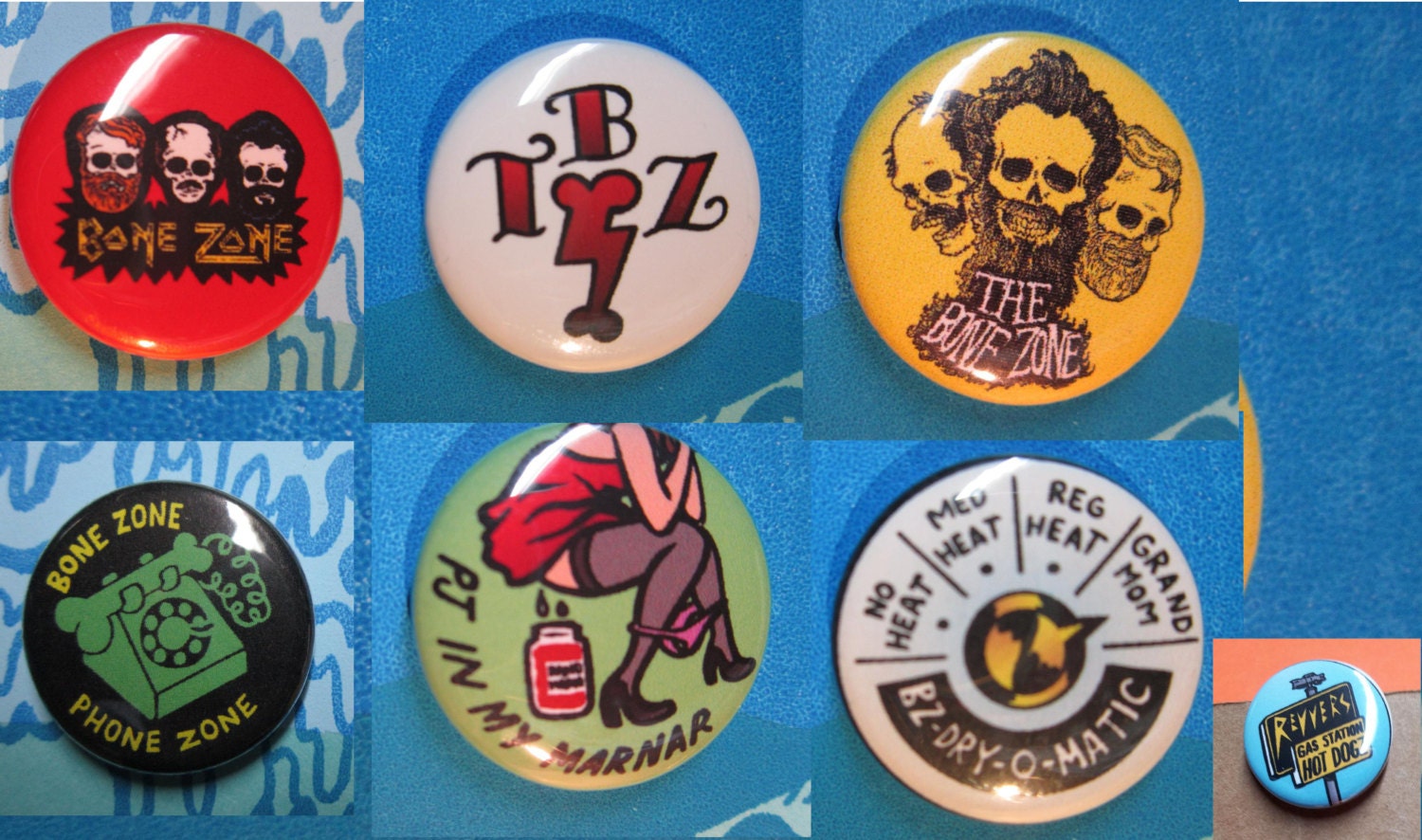 Bone Zone Podcast Super pack - w bonus button - by Friend Prices