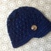 blue newsboy hat, newsboy baby hat, fits most 3-6 months with buttons, navy newsboy, blue baby hat, photo prop ready to ship