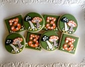 Woodland Fairy Mushroom Sugar Cookies