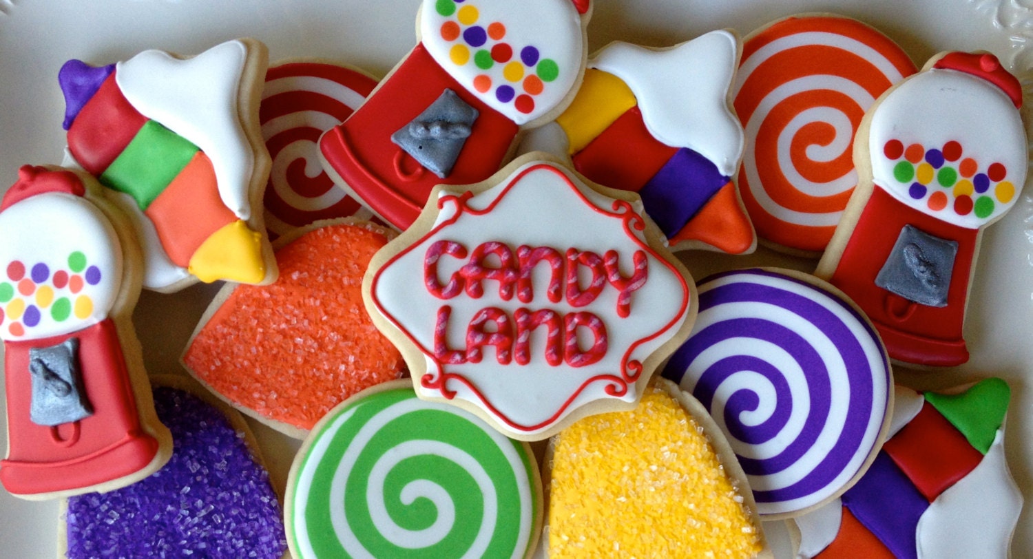 candy land sugar cookies by notbettycookies on etsy candy land sugar cookies by notbettycookies on etsy