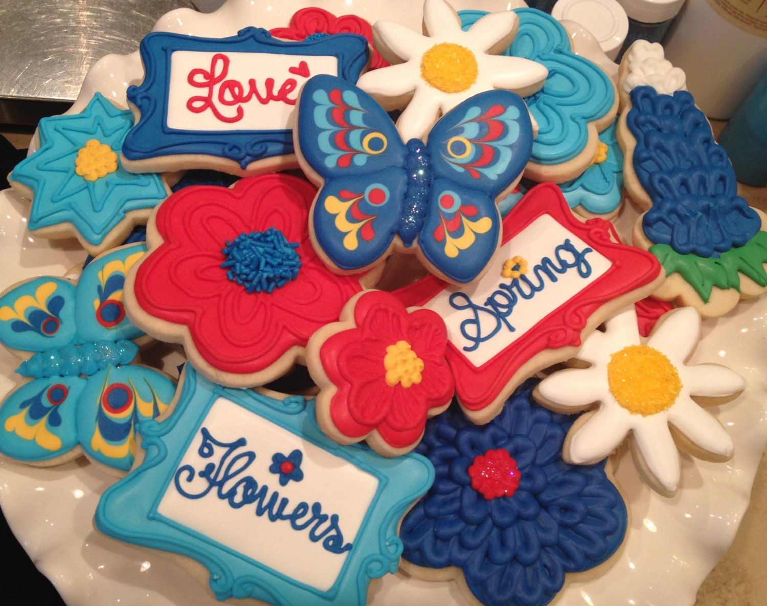 Flowers and Butterflies Sugar Cookie Collection