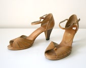 Wood Heeled Sandals 5