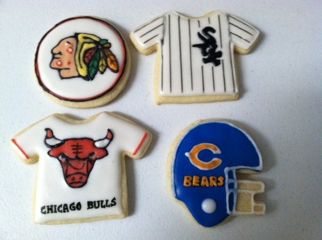 Sports Themed Cookies, Sports Themed Party Favor