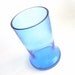 Pale Blue Pinnacle Vodka Bottle Drinking Glass