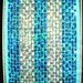 Turquoise Silver Foil CR061-B15, Poly Mesh Ribbon, Poly Mesh Supplies, 2.5 Inch X 25 Yards (75 Feet)