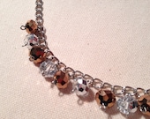 Copper and Silver 'Heavy Metal' Beaded Chain Necklace